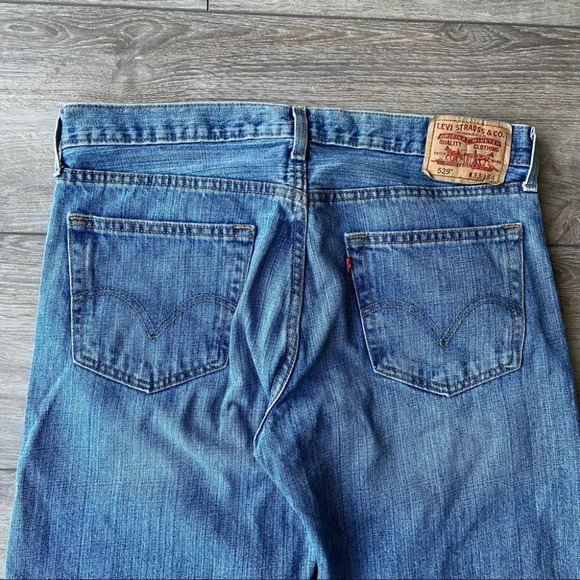 Rare! Levi’s 529 X NLL Low Rise Straight Jeans - Picture 9 of 16